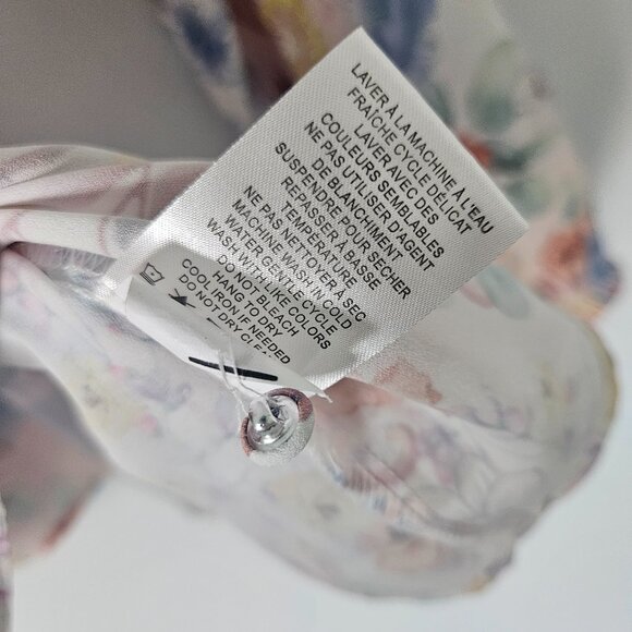 Rachel Zoe white floral print blouse - Picture 3 of 4